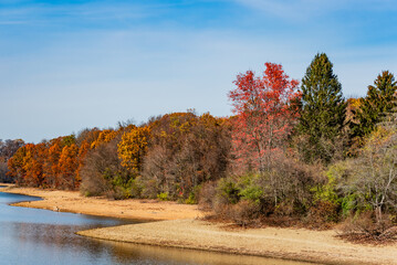 Obraz premium A Dry Autumn in Pennsylvania, USA