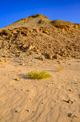 Sand mountains in the Egyptian desert