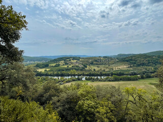 Fototapeta na wymiar Dordogne, France landscape