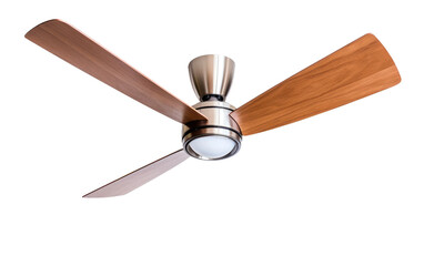 Marvelous Cooling Ceiling Fan Isolated on Transparent Background PNG.