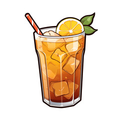 ice tea with lemon