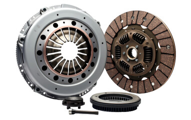Collection of Stunning Silver Clutch Kit Isolated on Transparent Background PNG.