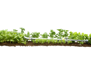 Magnificent Garden Irrigation System Isolated on Transparent Background PNG.