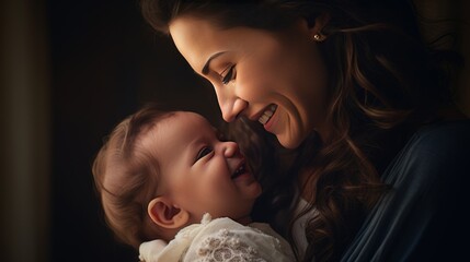 Endless love of mother and child