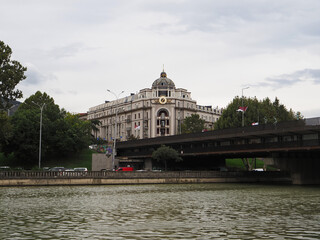 Tbilisi embankment of the Kura River © Yosef