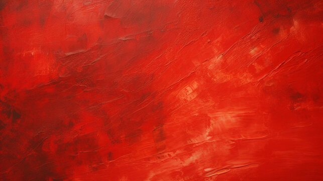 A background created from red oil paint