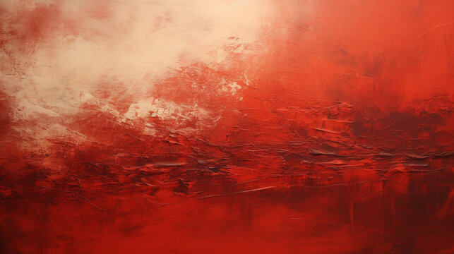 A background created from red oil paint
