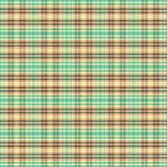 Tartan plaid pattern with texture. Vector illustration.