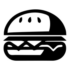 Delicious Hamburger Vector Icon - Download High-Quality, Mouth-Watering Burger Graphics for Food Websites, Menus, and Apps
