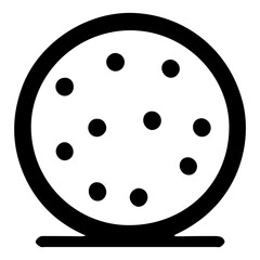 Delicious Chocolate Chip Cookie Vector Icon - Download Sweet Dessert Graphics for Bakery Websites, Recipe Blogs, and Food Design