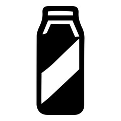 Fresh Milk Carton Vector Icon - Download Dairy Product Graphics for Grocery Stores, Packaging Design, and Nutrition Websites