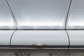 airplane luggage compartment