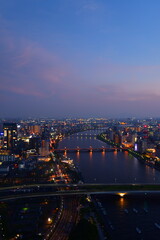 Fototapeta premium 朱鷺メッセ展望室からの眺望（新潟県）