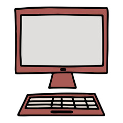 Decorative stickers related to the office or office in a cute style.