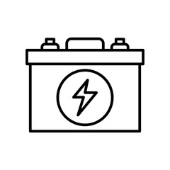 battery line icon