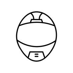 helmet line icon