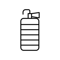 fire extinguisher line icon