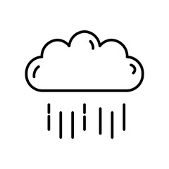rain line icon