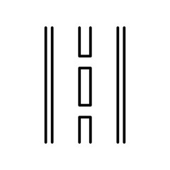 road line icon
