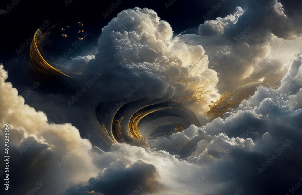 Canvas Prints abstraction is something that is not really an illusion, the sky is gold, a dark background