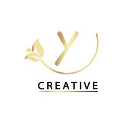 Modern unique creative letter Y logo design.Y letter logo Design Vector Icon.