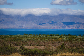 Fototapeta na wymiar Fabulous view of Lake Sevan, Armenia