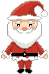 Santa Claus pixel illustration
