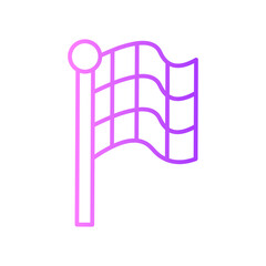 racing flag gradient icon