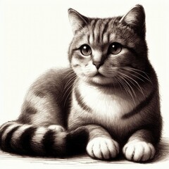 portrait of cat background