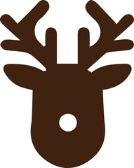 Christmas reindeer png without background 