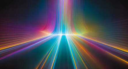 Light Speed Geometric Abstract Technology Background