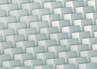 Pattern of cubes in isometric view