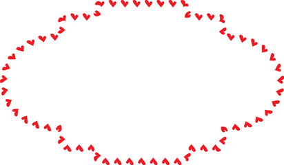 Obraz premium Red Heart frame Rectangle shape vintage frames retro badges vector love frames cute decoration background borders valentine wedding celebration romantic greeting card label frames banners