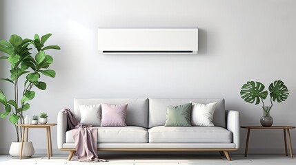 Fototapeta na wymiar generic air conditioner purifier