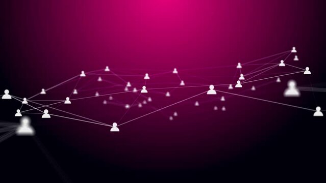 collegamenti tra persone, network, persone, social network