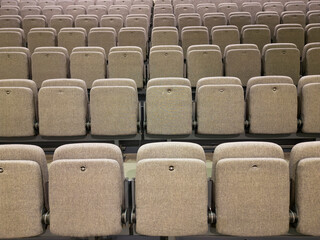 Fototapeta premium theater seats seen from above photographed with a drone