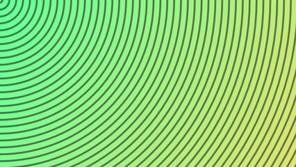 Colorful green and yellow line for background animation