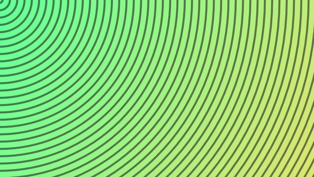 Colorful green and yellow line for background animation