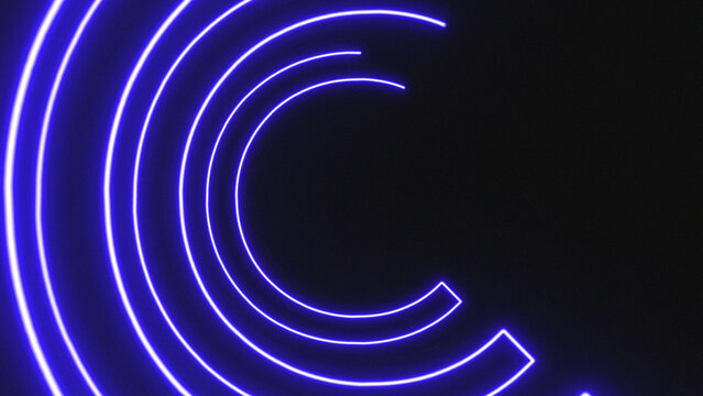 Neon running lasers technology background