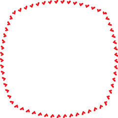 Red Heart frame Rectangle shape vintage frames retro badges vector love frames cute decoration background borders valentine wedding celebration romantic greeting card label frames banners