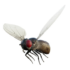 fly on white background © Diem