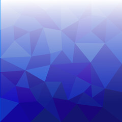 Abstract dark blue polygons for background. Multicolored dark blue geometric crumpled triangle low poly gradient background graphic illustration.