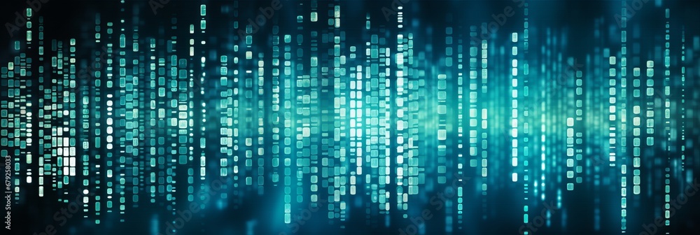 Poster technological digital data background