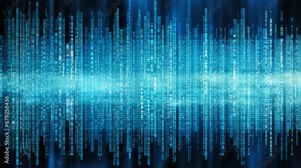 Poster technological digital data background