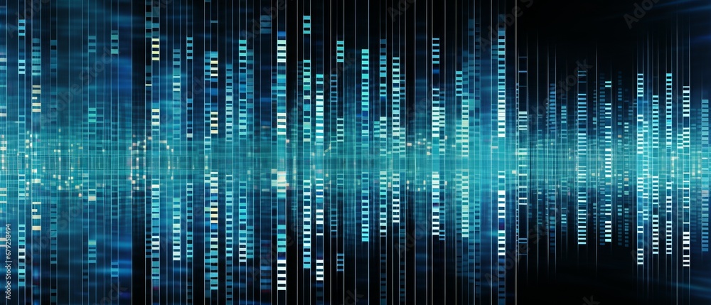 Poster technological digital data background