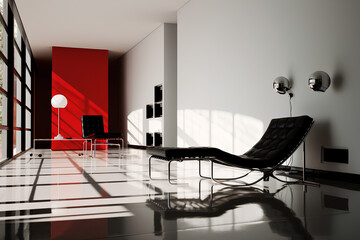 Bauhaus Aesthetic in Contemporary Home