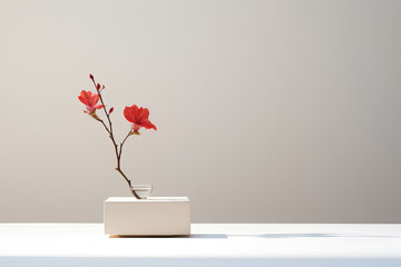 Minimalismus in Bloom: The Essence of a Flower