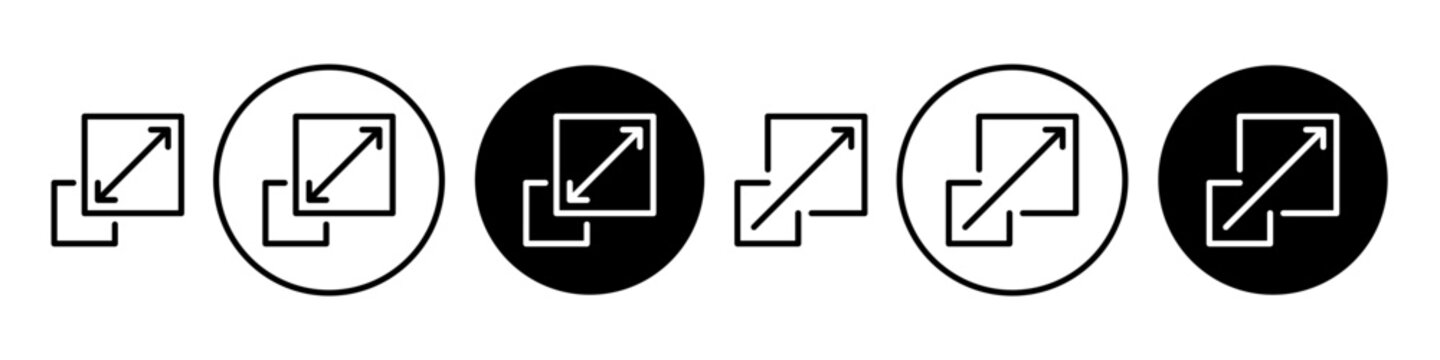 Scalability icon symbol simple design