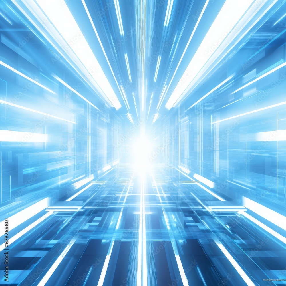 Poster futuristic technological lines. dynamic background design