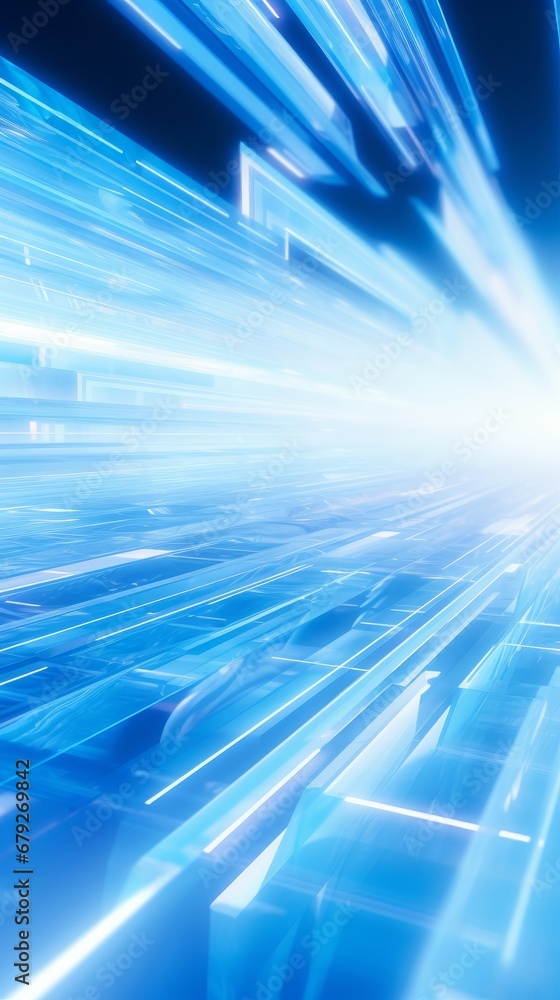Poster futuristic technological lines. dynamic background design
